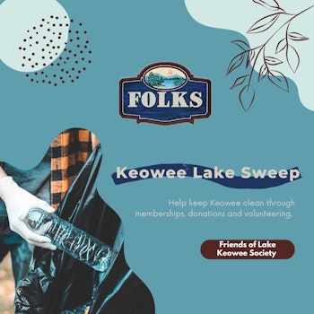 Help keep Lake Keowee clean! Join @friends_of_lake_keowee for a Litter Sweep May 4-12. It's time to roll up our sleeves, protect our pristine shores, and keep Lake Keowee beautiful for generations to come. Mark your calendars and let's sweep away litter for a cleaner, greener future! 

Sweeps are sponsored by FOLKS, @duke_energy, and @palmettopridekscb. Volunteer sign-up is available on https://www.keoweefolks.org/lakesweepinfo or email Scott Calderwood at scottc1951@gmail.com. 

 #LakeKeowee #LitterSweep #CleanWater #CommunityAction